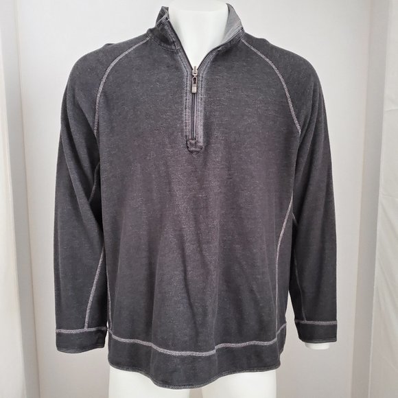 Tommy Bahama Distressed XXL Long Sleeve Polo - Picture 1 of 8